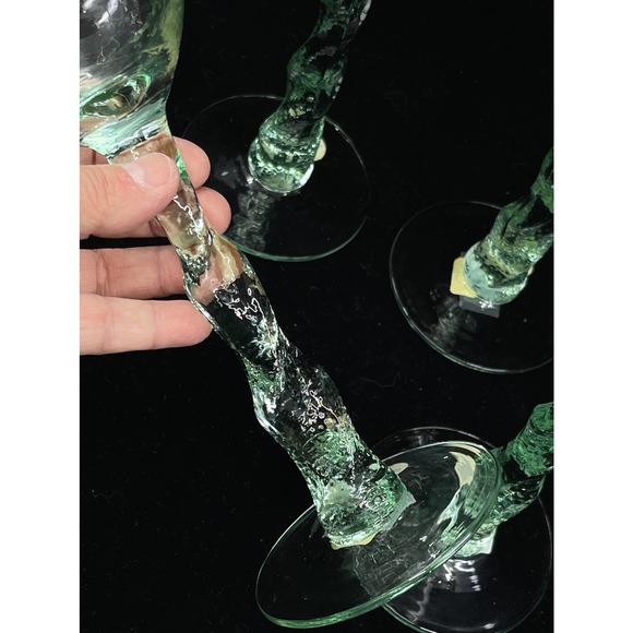 NEW (2) Vidrios San Miguel Recycled Glass 18 oz 11" Water Goblet Wine Glass - Picture 13 of 15